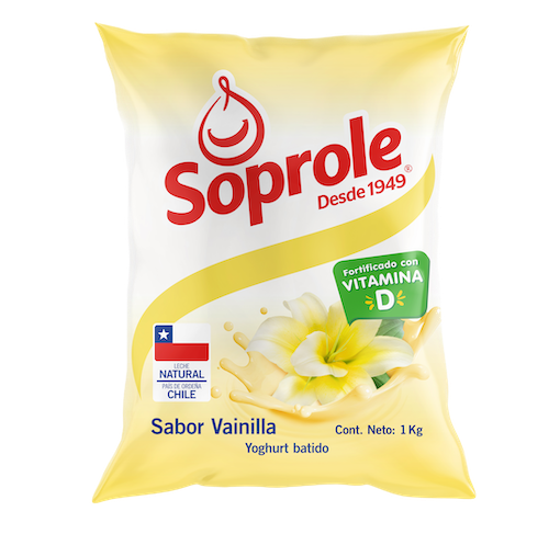 Yoghurt Batido Vainilla bolsa 1Kg